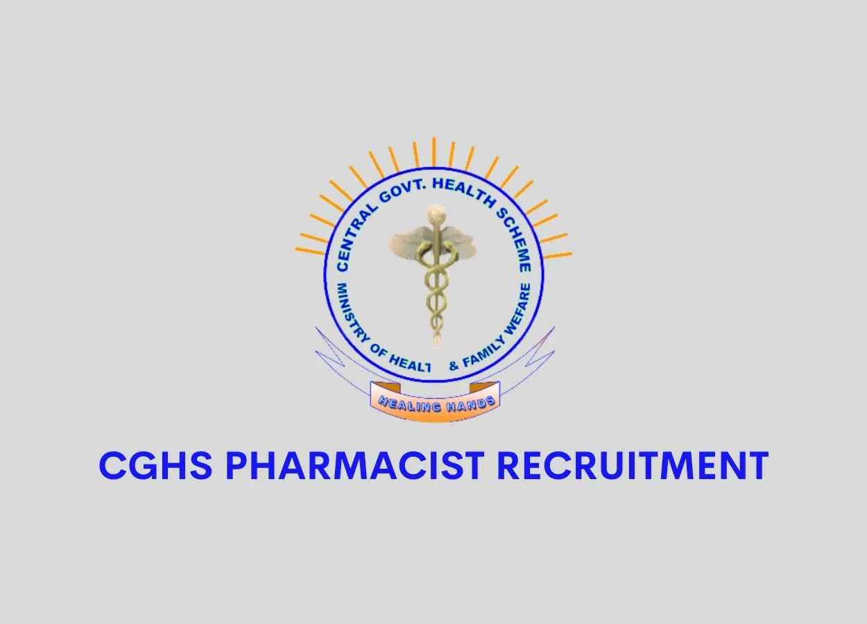 Work under Central Government Health Scheme as Pharmacist