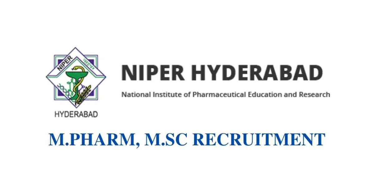 Applications are invited for Project Assistant at NIPER