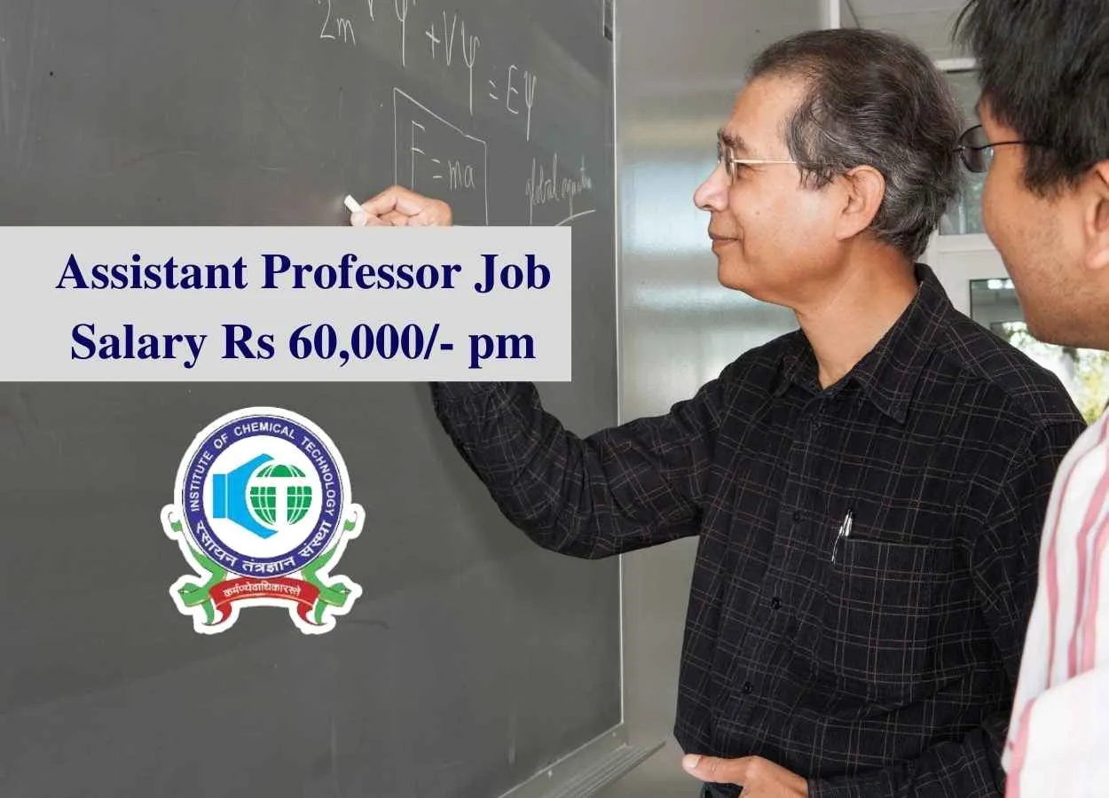 Career for Assistant Professor at Institute of Chemical Technology