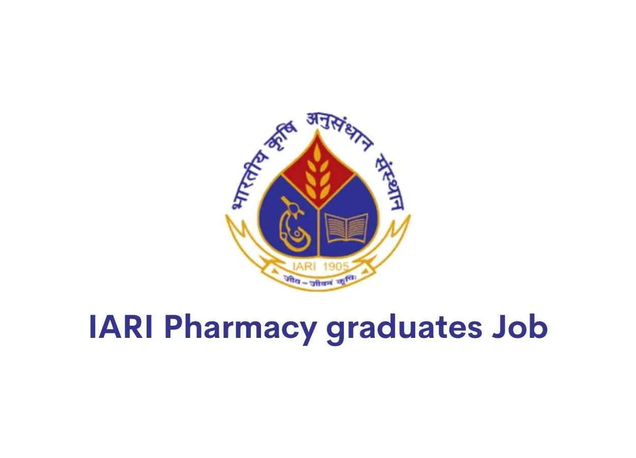 Career for Pharmacy graduates at IARI