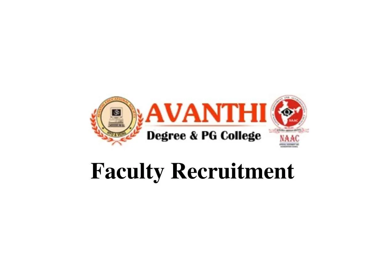 Faculty Recruitment at Avanthi Degree & Pg College