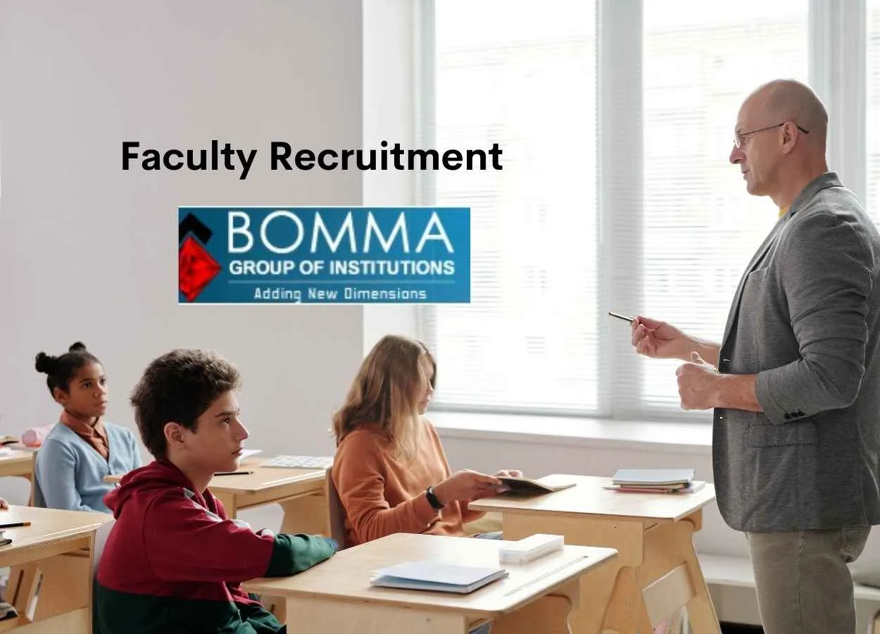 Faculty Recruitment at Bomma Institute of Pharmacy