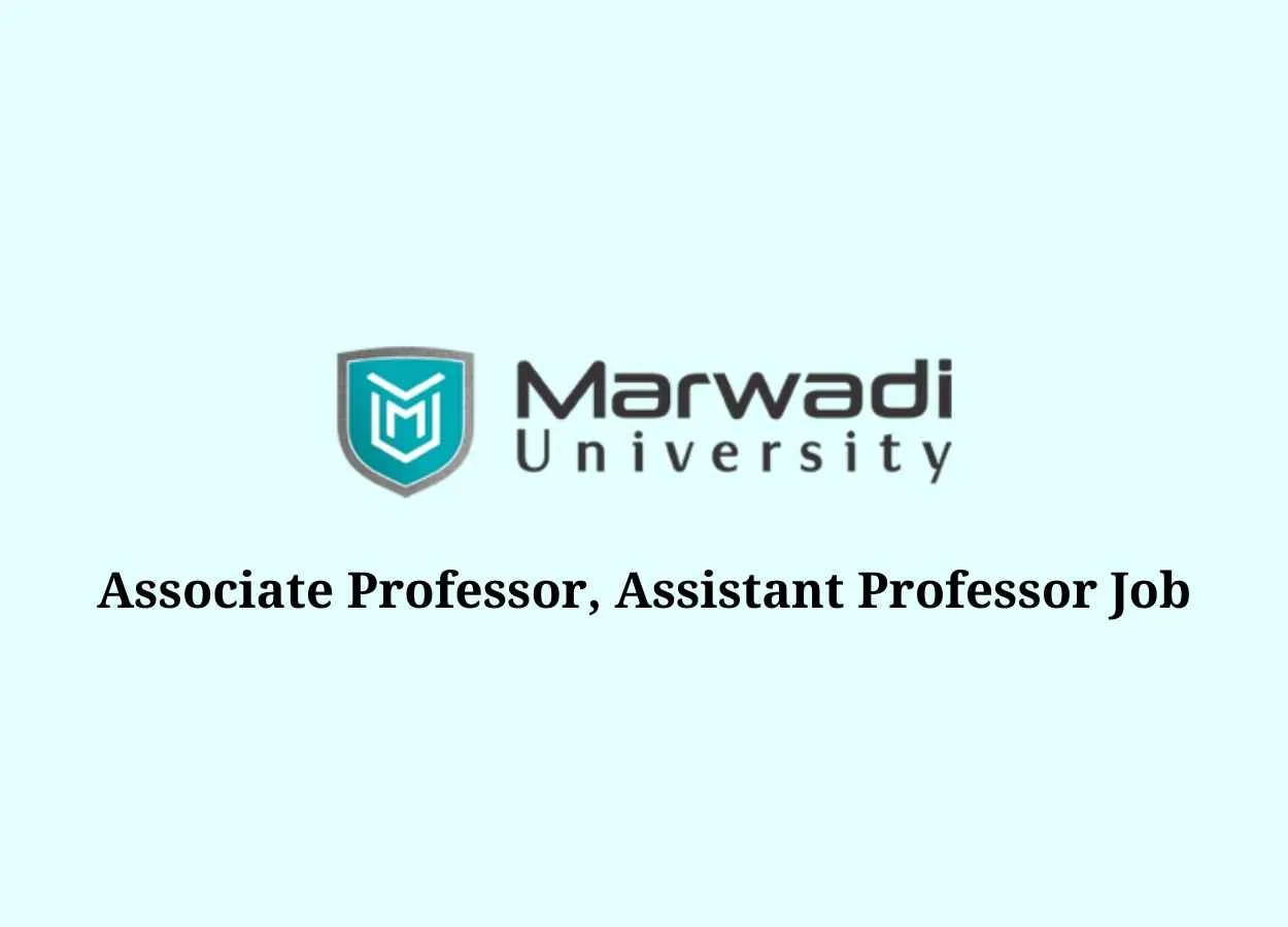 Job for Associate Professor, Assistant Professor at Marwadi University