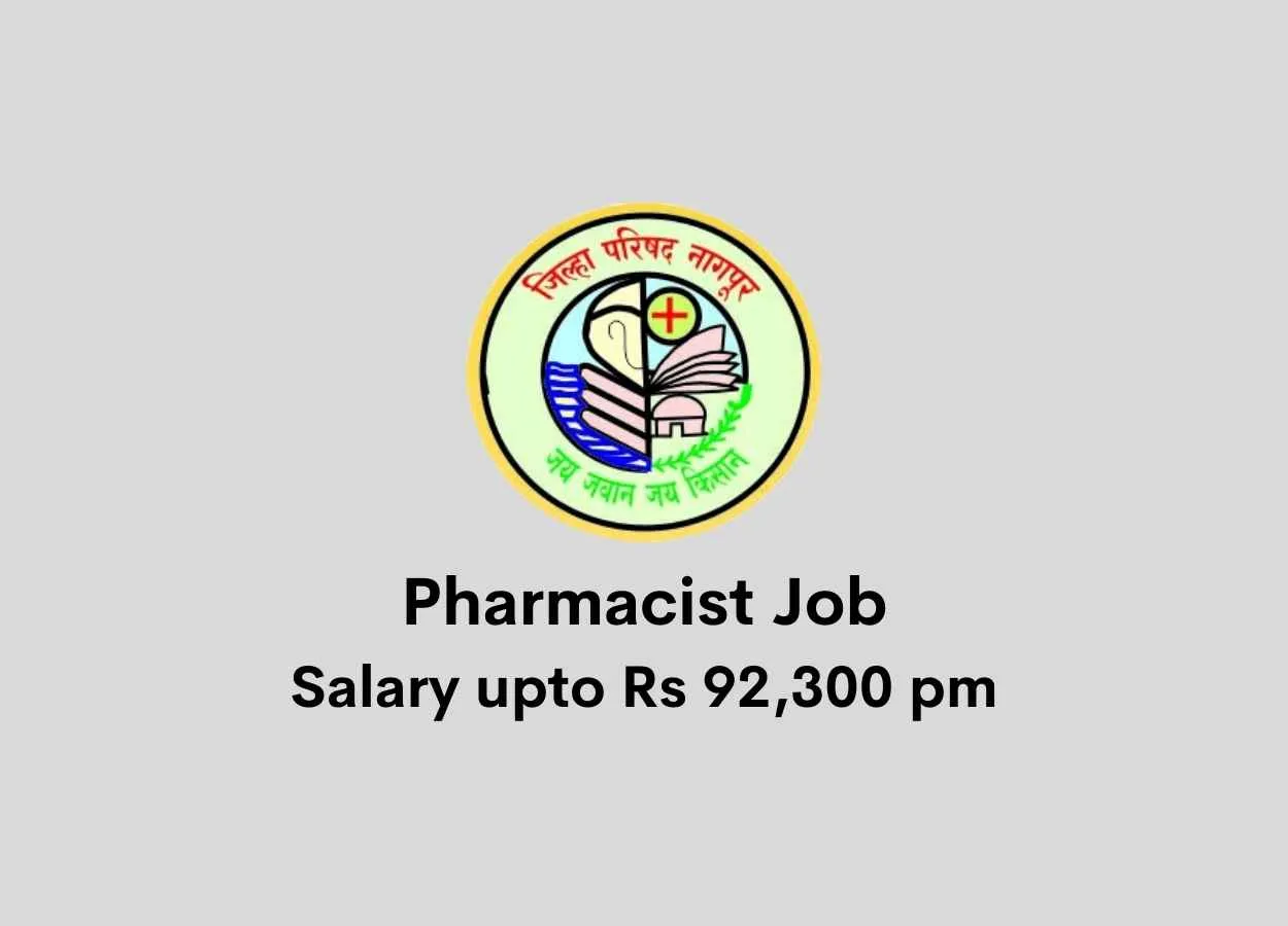 Job for Pharmacist at Zilla Parishad