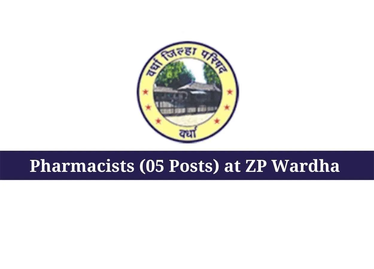 Job for Pharmacists at Zilla Parishad, WARDHA