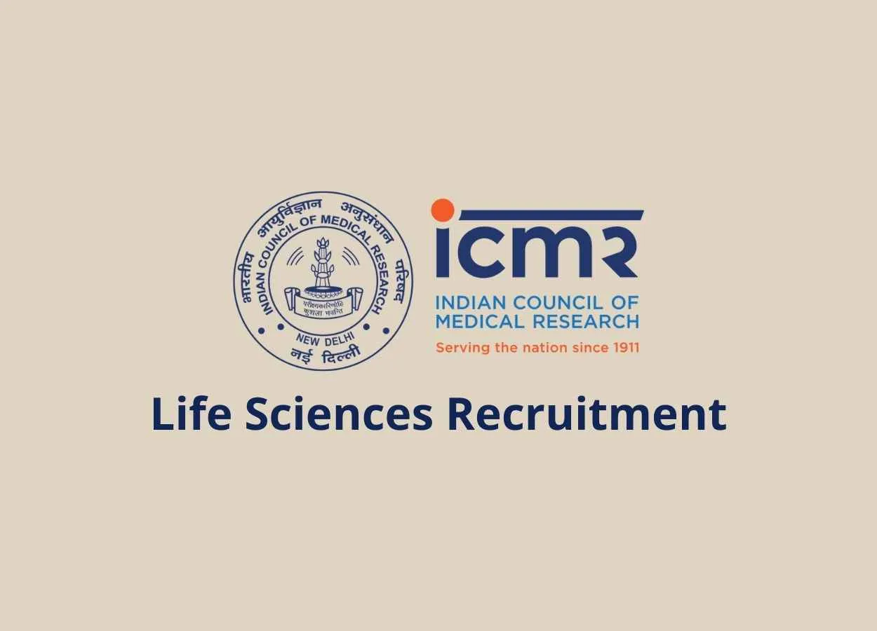 Life Sciences recruitment at Indian Council of Medical Research