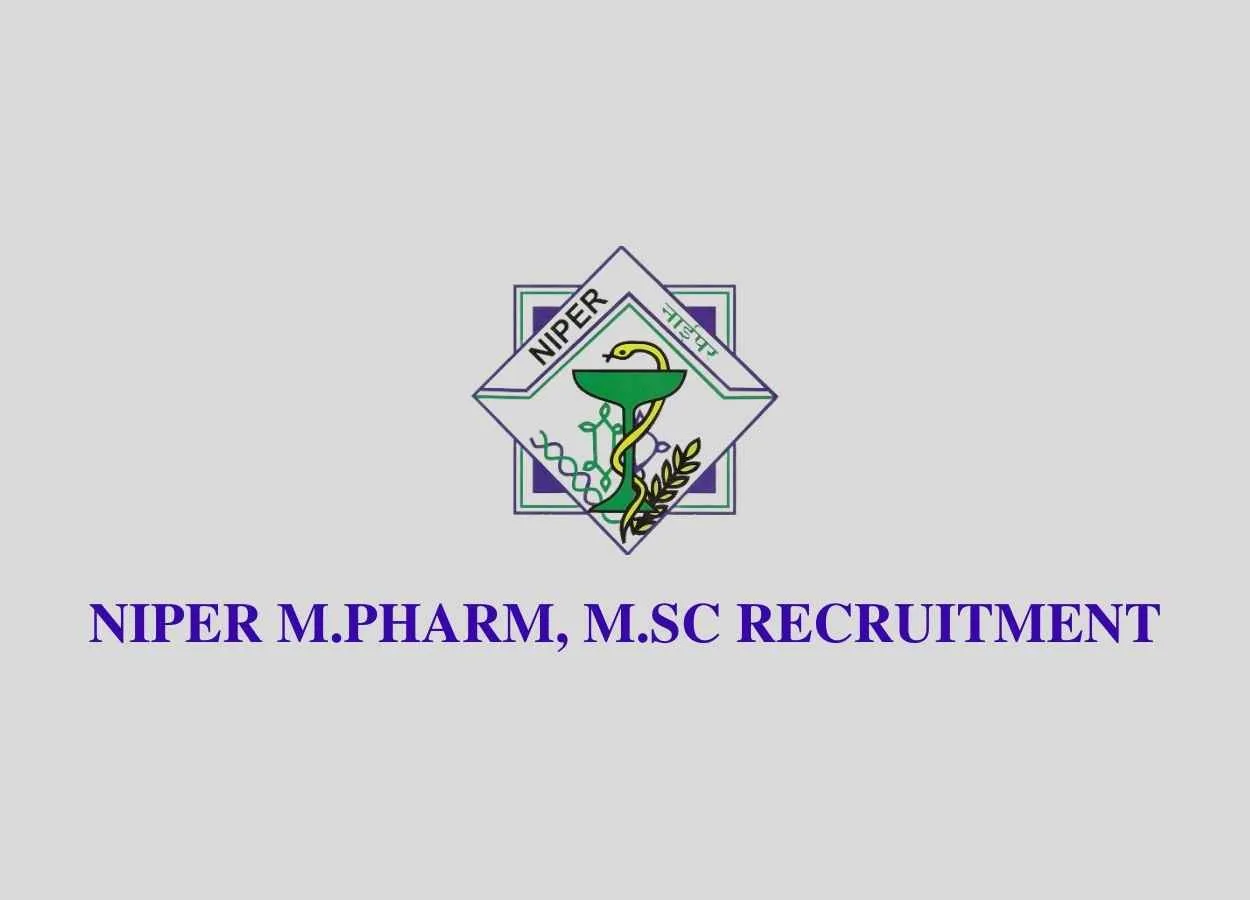 M.Pharm, M.Sc Job in Research at National Institute of Pharmaceutical Education and Research
