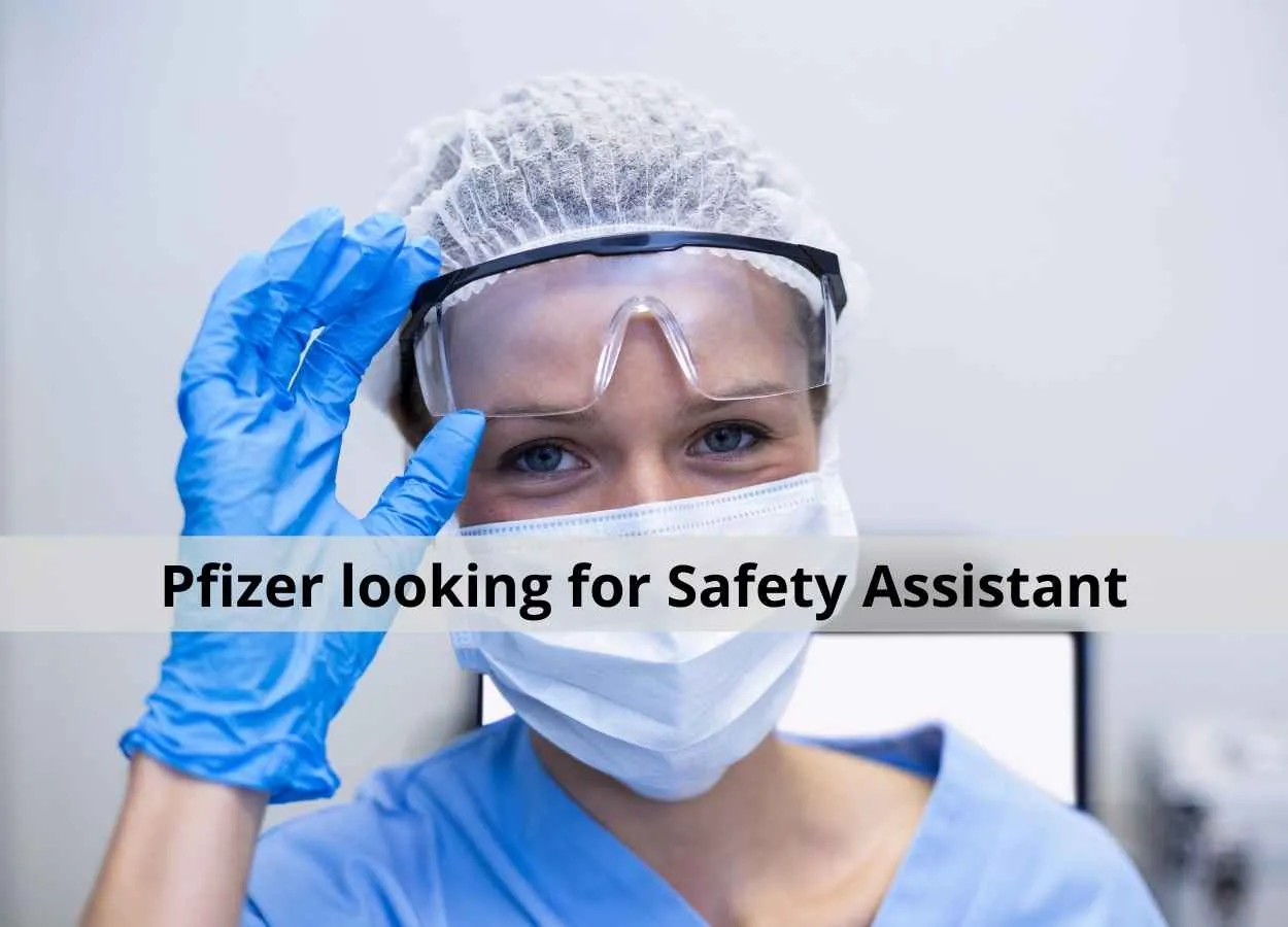 Pfizer looking for Safety Assistant