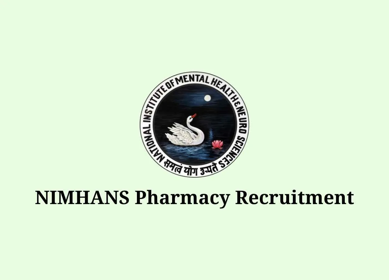 Pharmacy Recruitment at NIMHANS