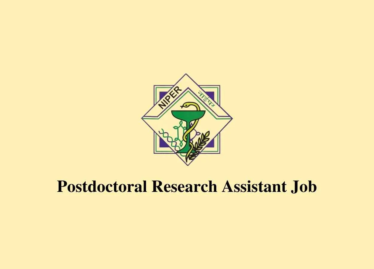 Postdoctoral Research Assistant Job at NIPER
