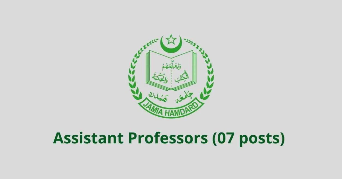 Recruitment for Assistant Professors at Jamia Hamdard