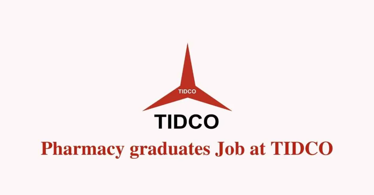 Career for Pharmacy graduates at TIDCO