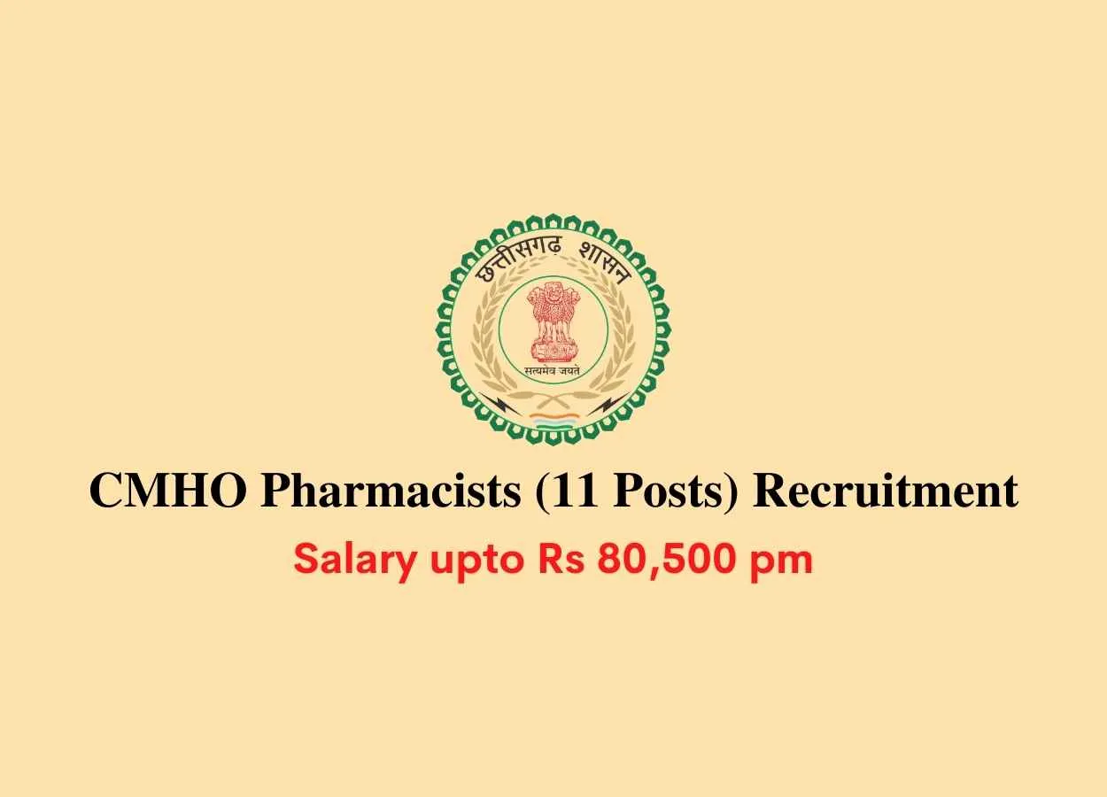 CMHO Pharmacists Recruitment