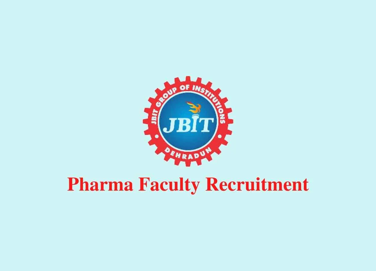 Faculty Recruitment at JBIT COLLEGE OF PHARMACY