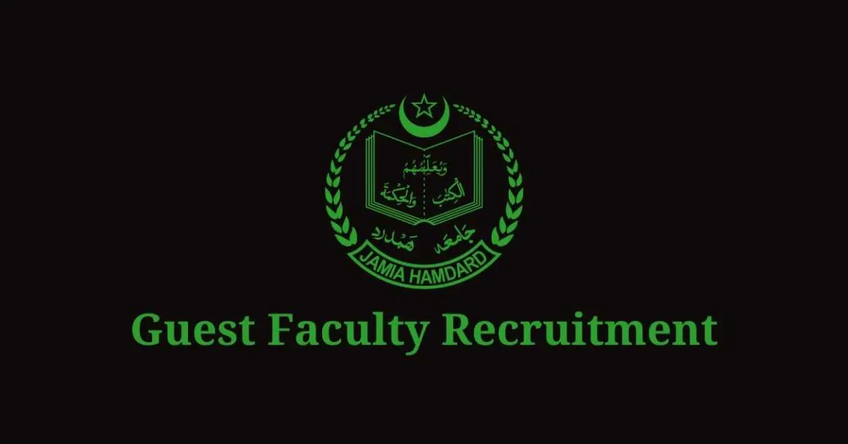 Guest Faculty Recruitment at Jamia Hamdard