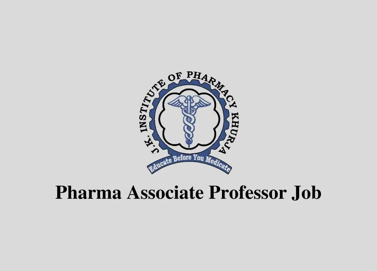 Job for Associate Professor at J K Institute of Pharmacy