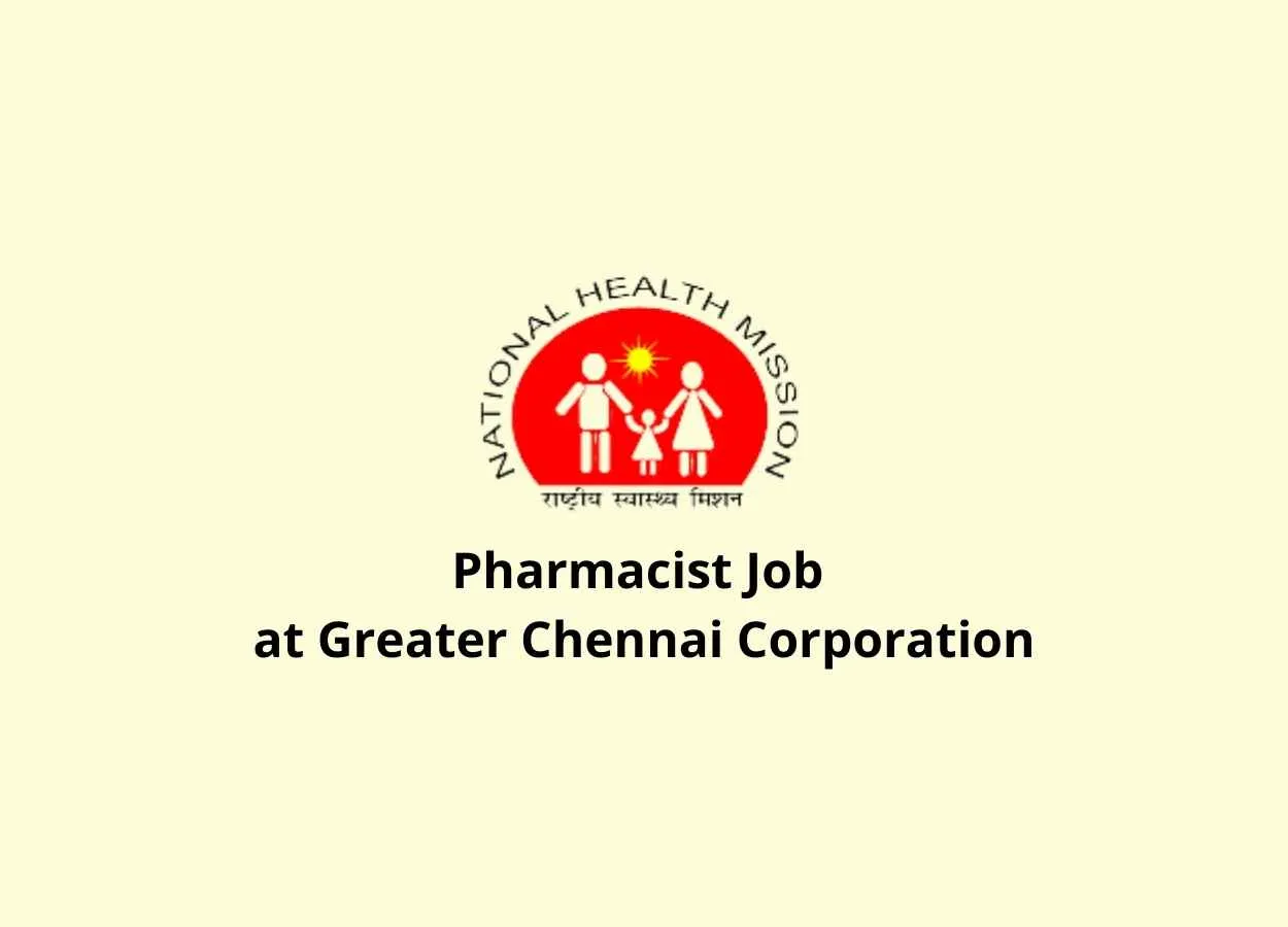 Job for Pharmacist under National Urban Health Mission