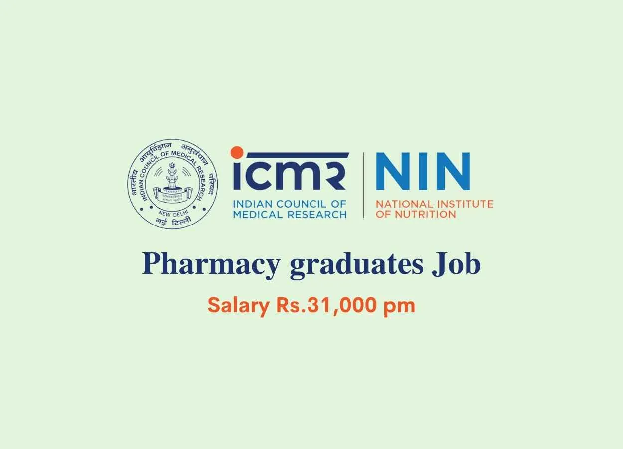 Job for Pharmacy graduates at National Institute of Nutrition