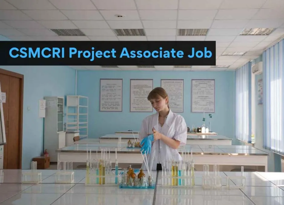 Job for Project Associate at CSMCRI