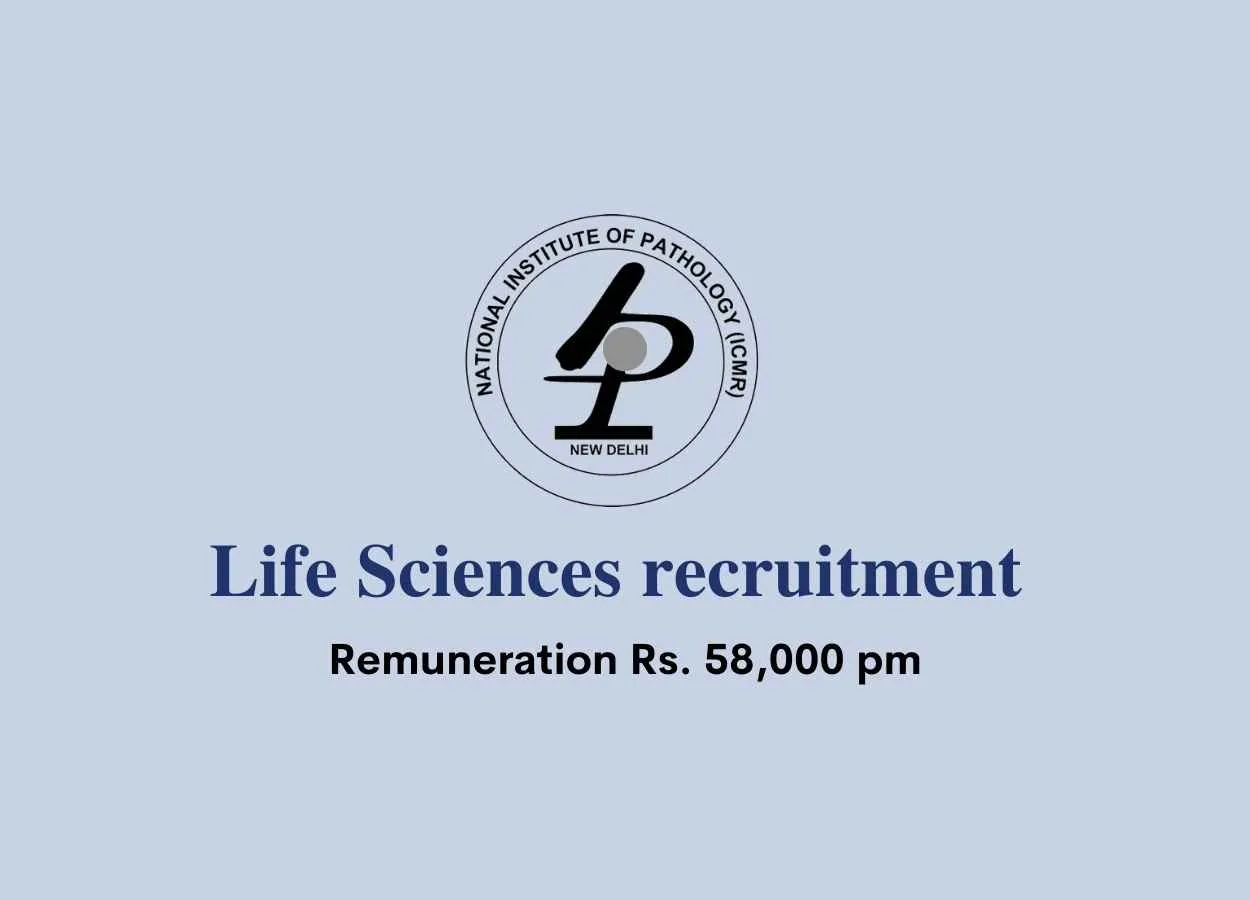 Life Sciences recruitment at National Institute of Pathology