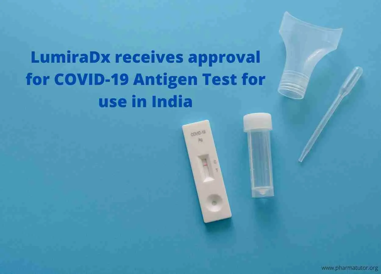 LumiraDx receives approval for its COVID-19 Antigen Test for use in India