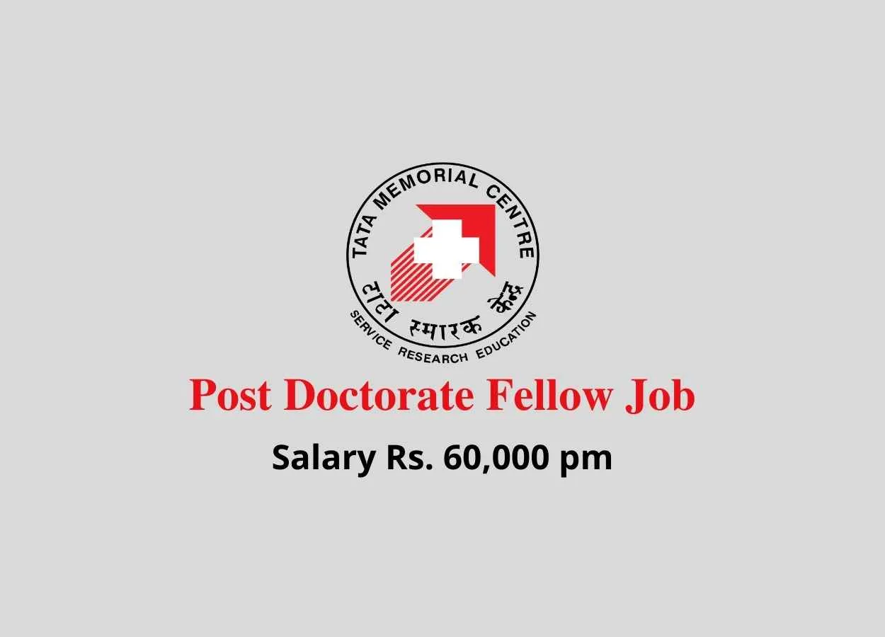 Post Doctorate Fellow Job at Tata Memorial Centre