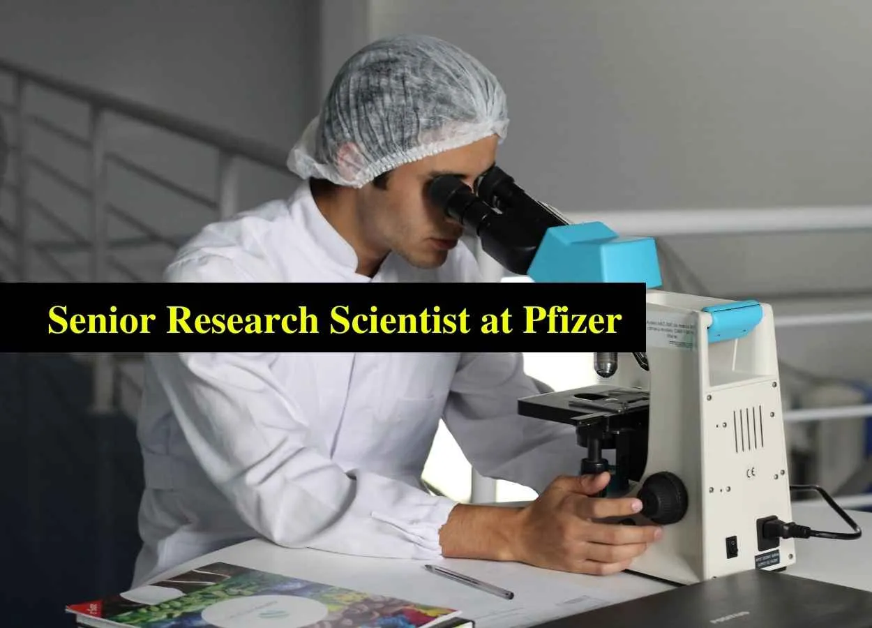 Require Senior Research Scientist at Pfizer