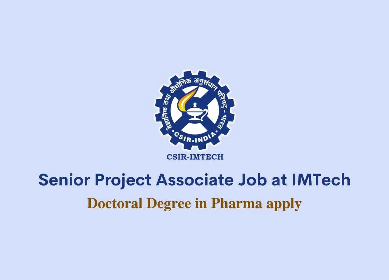 Vacancy for Senior Project Associate at IMTech