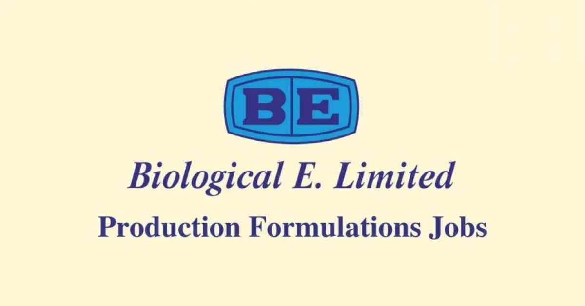 Production Formulations Job at Biological E