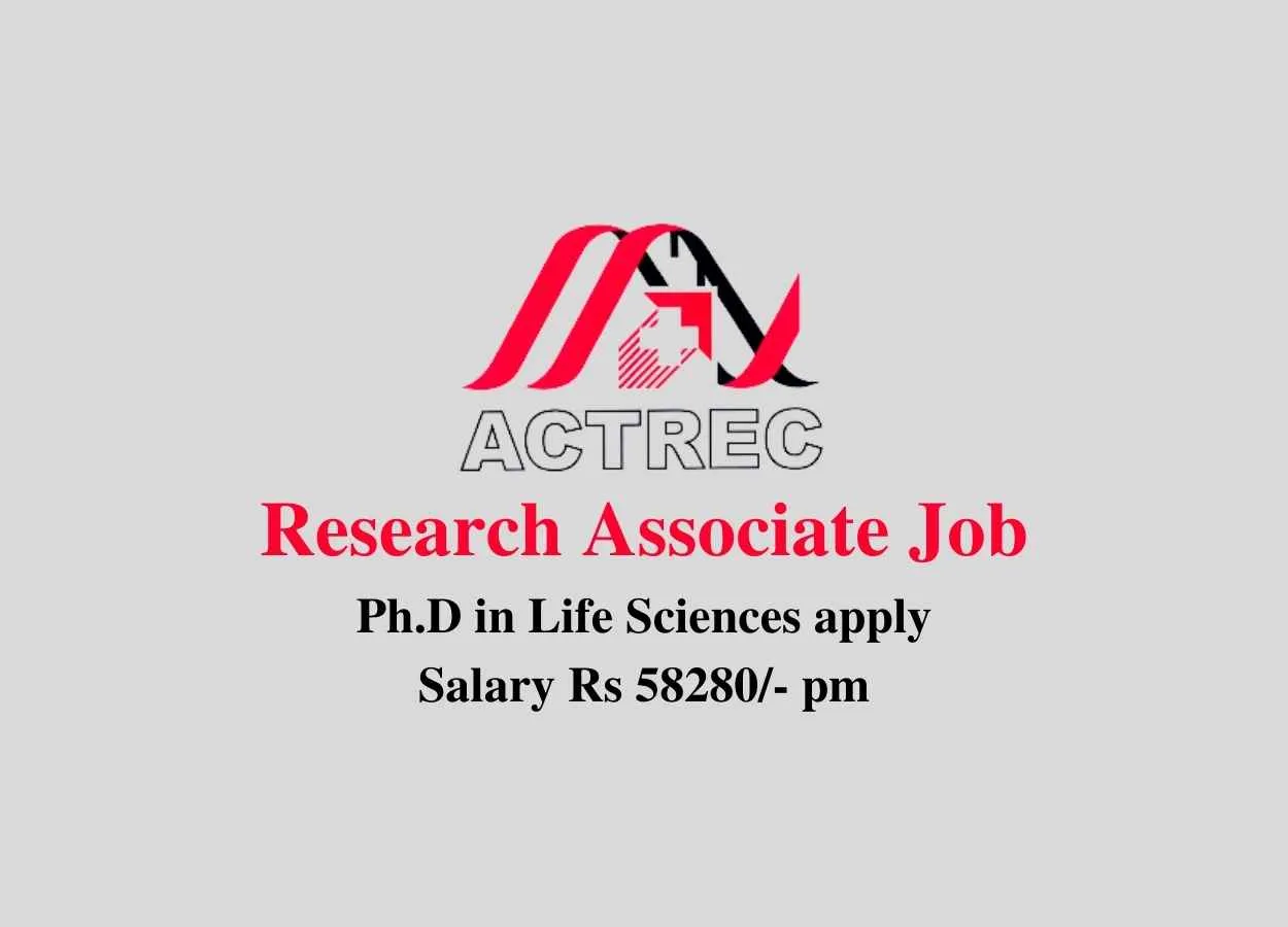 ACTREC Research Associate Job