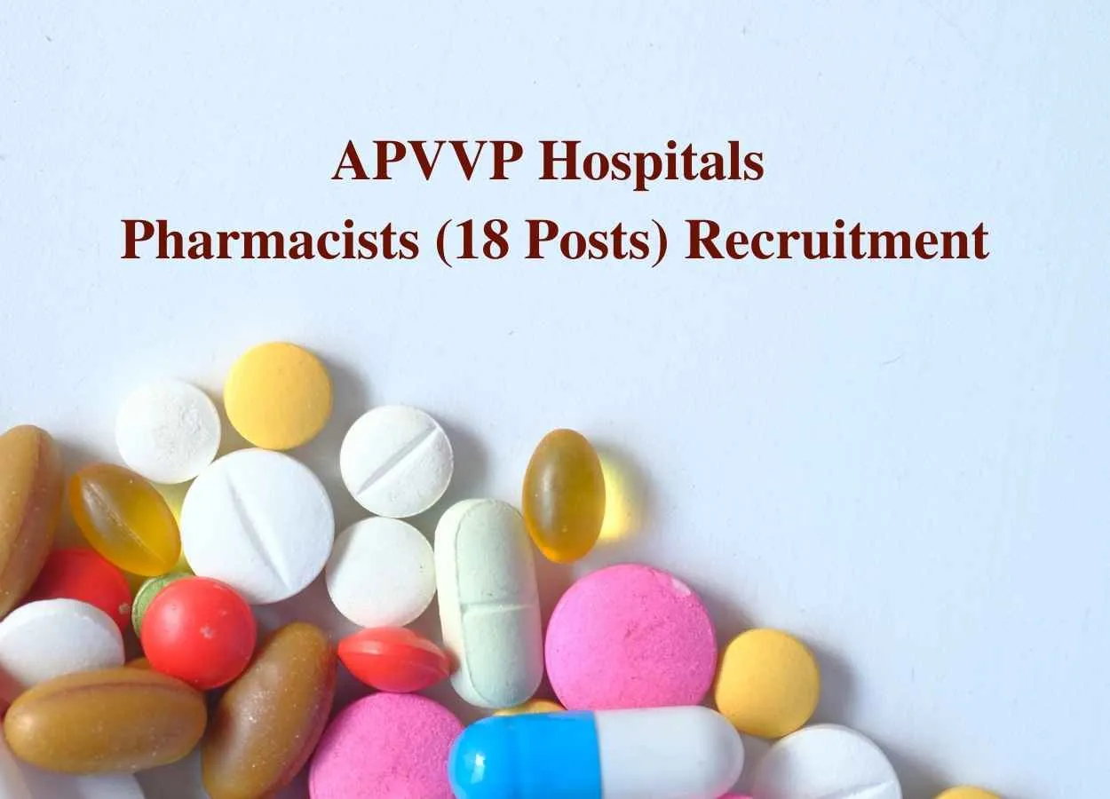 APVVP Hospitals Pharmacists Recruitment