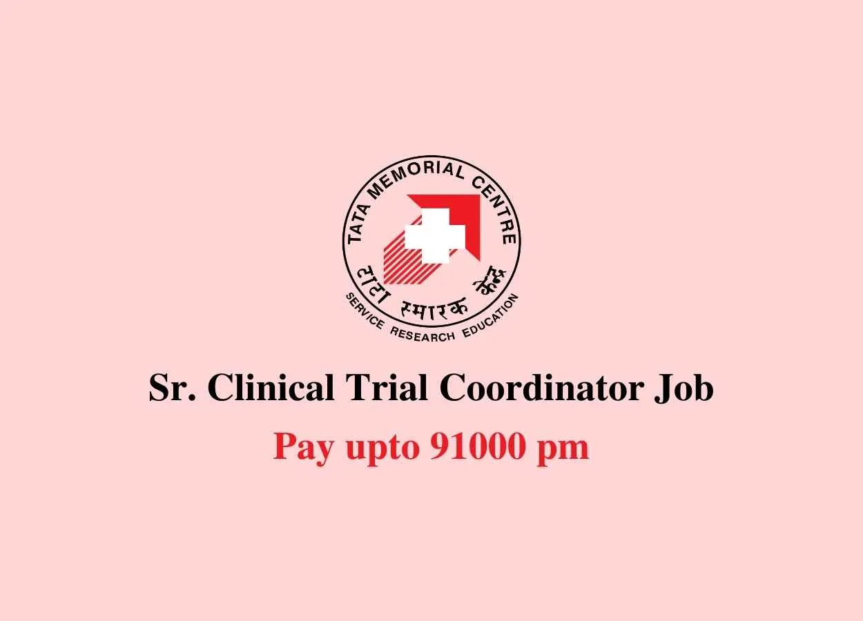 Job as Sr. Clinical Trial Coordinator at Grant In Aid Institute of Department of Atomic Energy