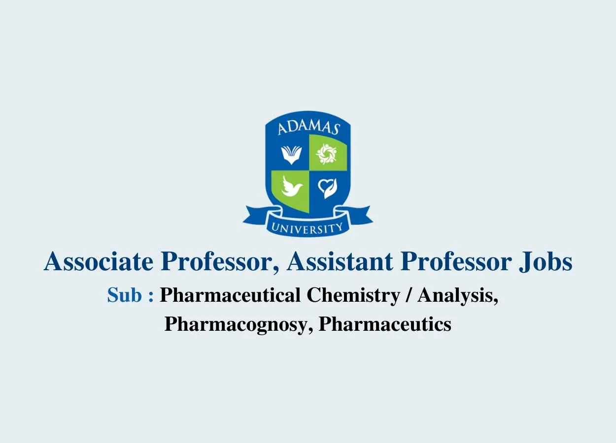 Job for Associate Professor, Assistant Professor at Adamas University
