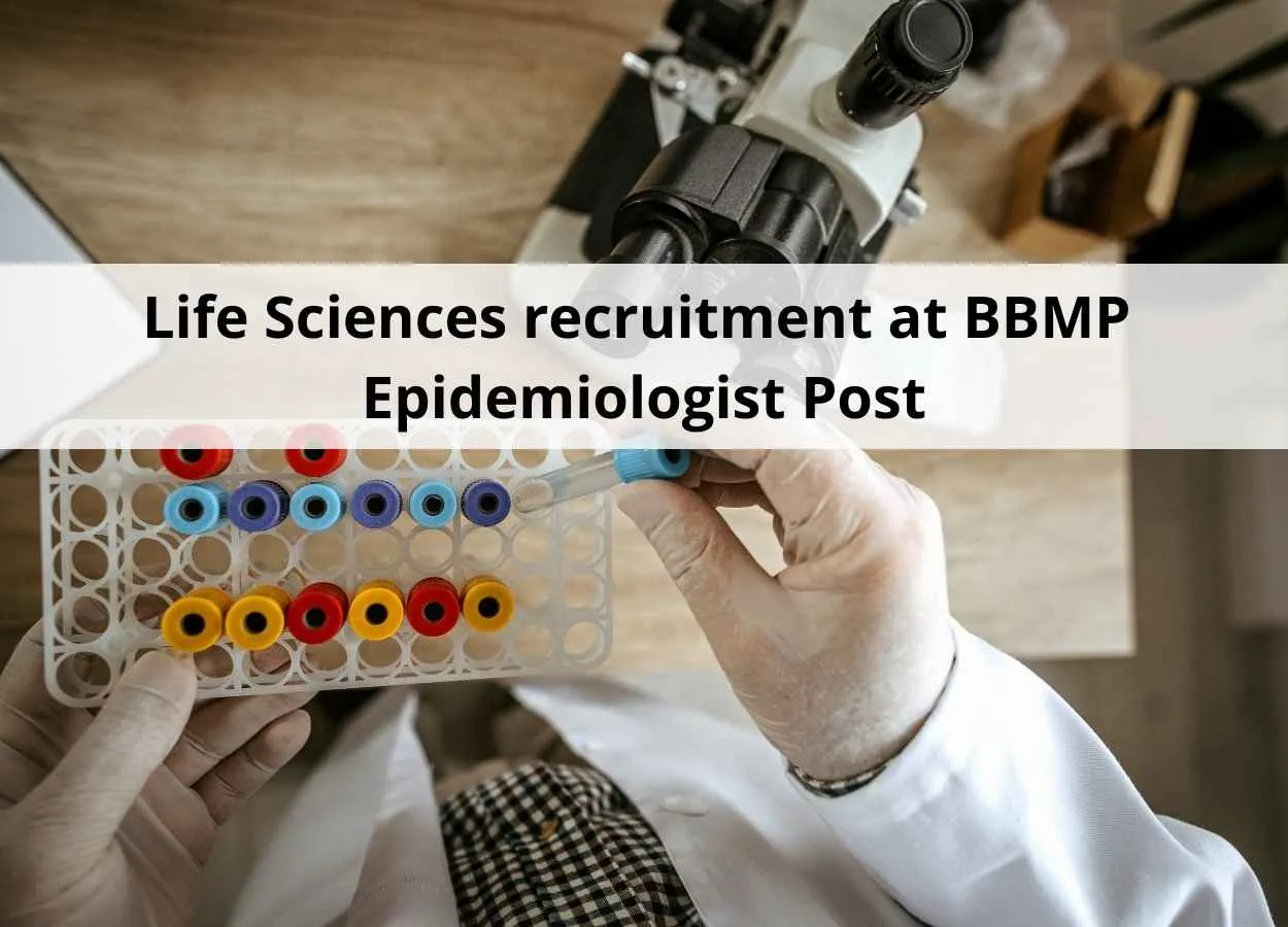 Life Sciences recruitment at BBMP