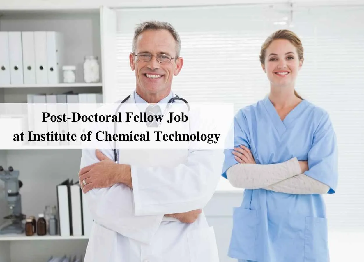 Post-Doctoral Fellow Job at Institute of Chemical Technology