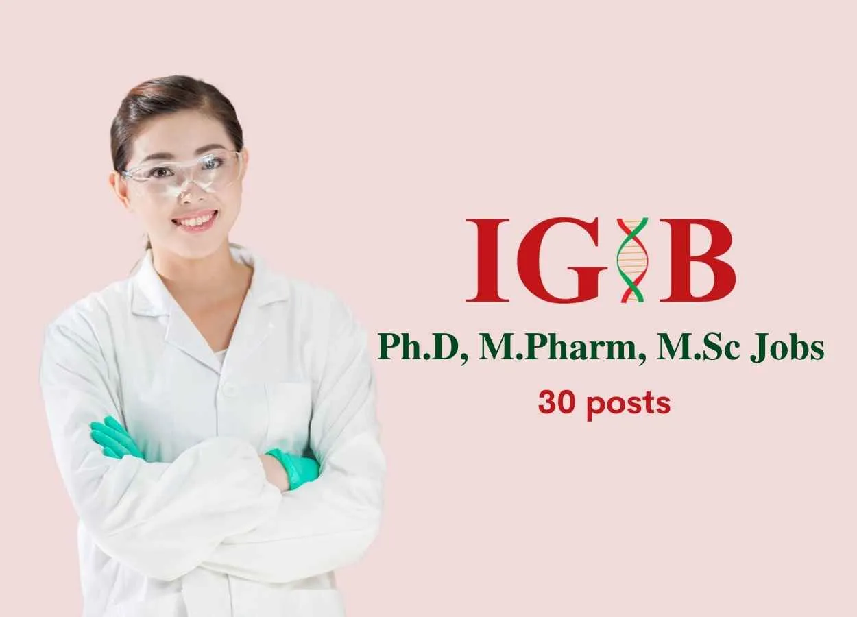 Recruitment for the various positions at IGIB