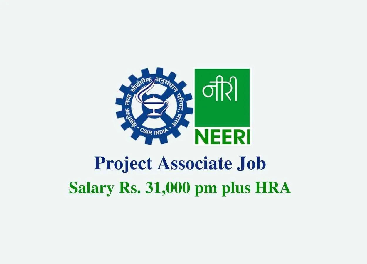 Vacancy for Project Associate at CSIR-NEERI