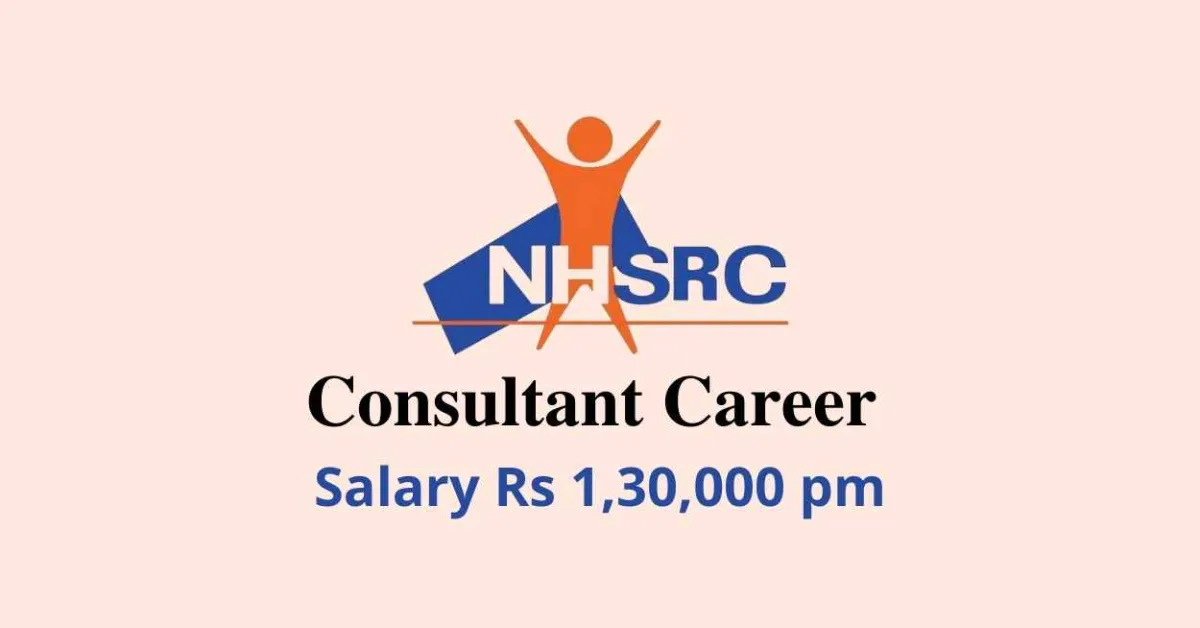 Applications are invited for the Post of Consultant at NHSRC