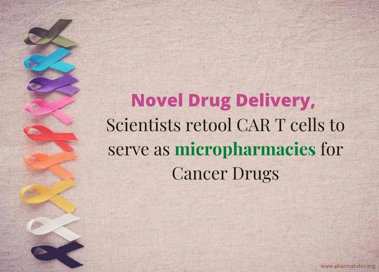 retool CAR T cells to serve as micropharmacies for Cancer Drugs