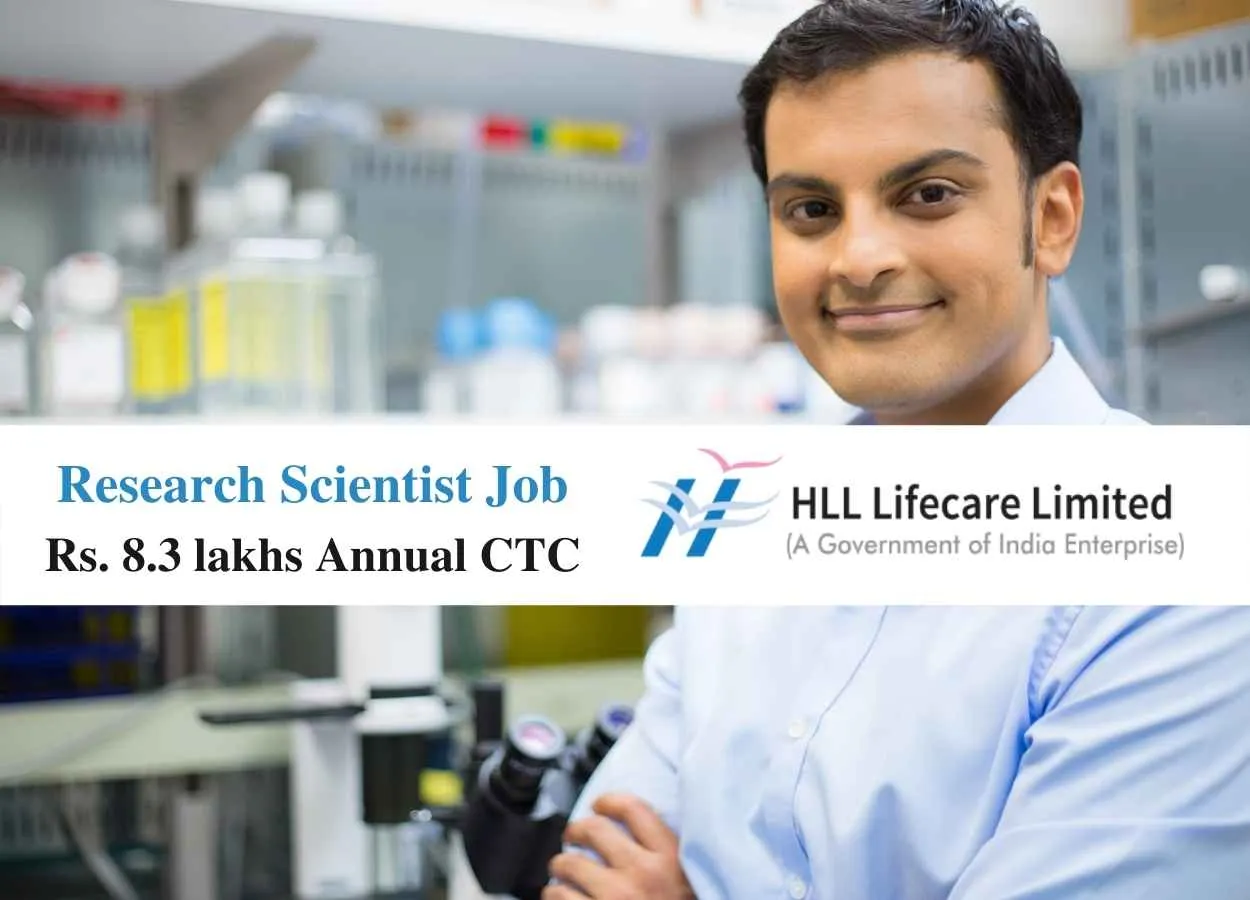 Career for Research Scientist at HLL Lifecare Limited