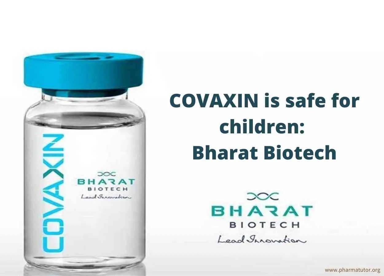 COVAXIN is safe for children says Bharat Biotech