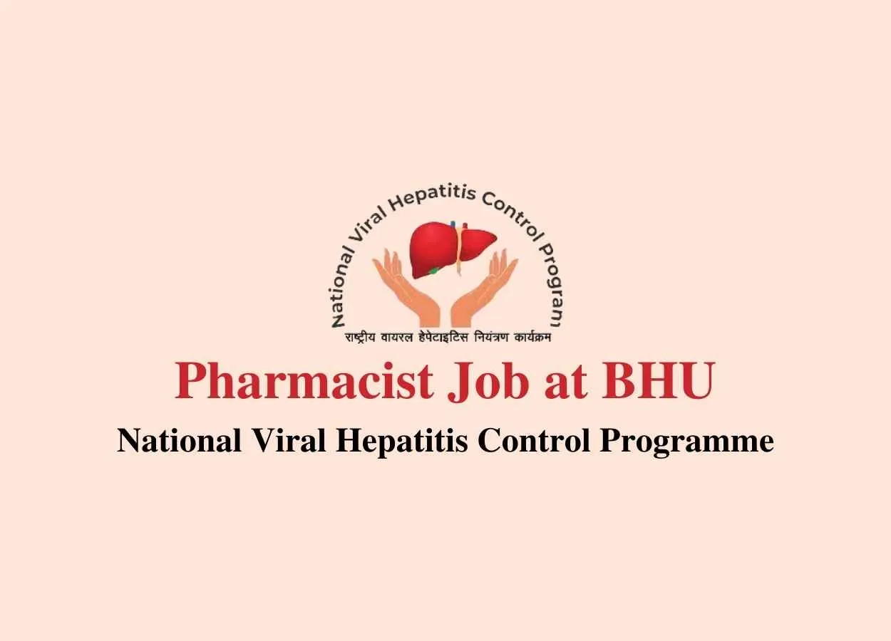 Job for Pharmacist in National Viral Hepatitis Control Programme funded by Government