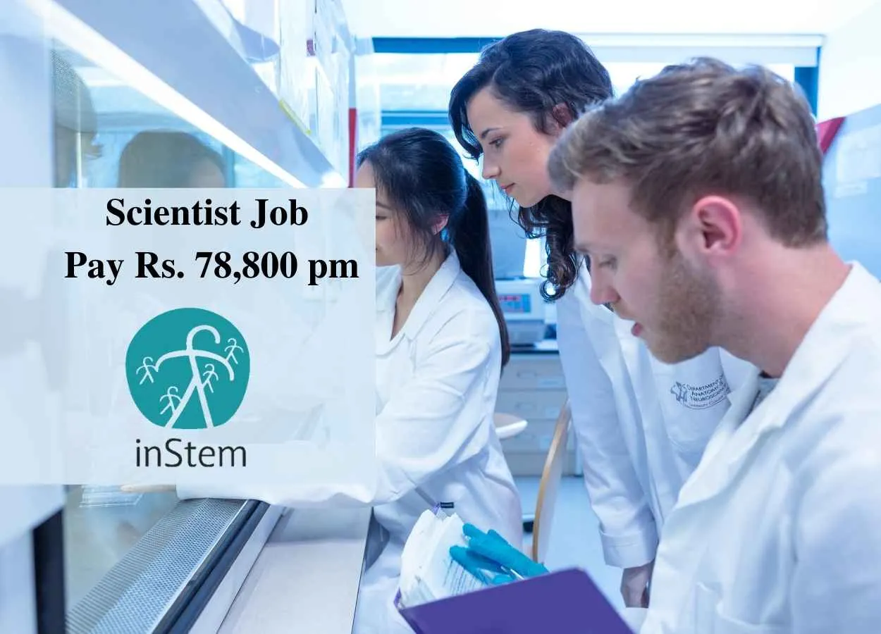 Job for Scientist at inStem