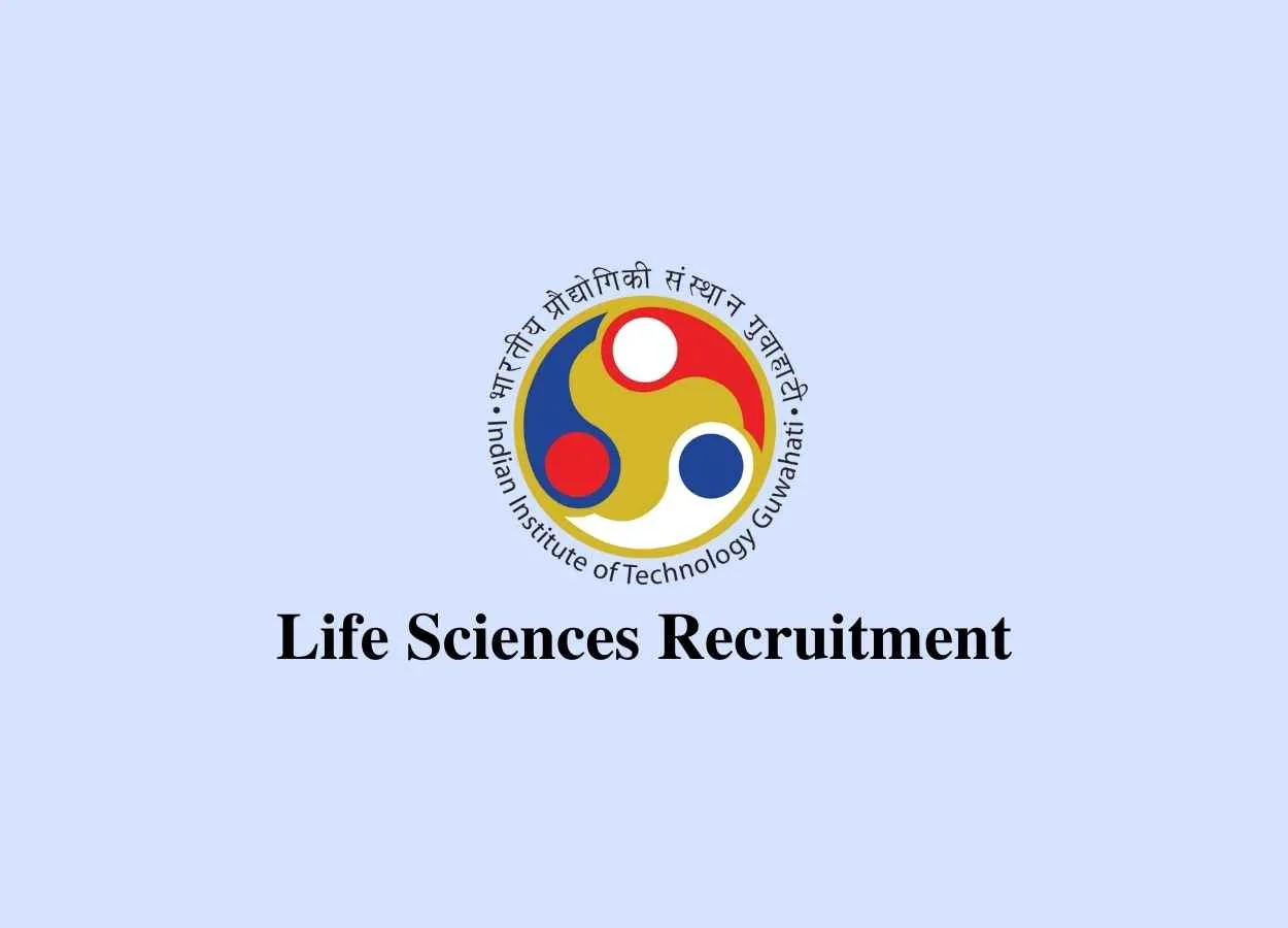 Life Sciences recruitment at Indian Institute of Technology
