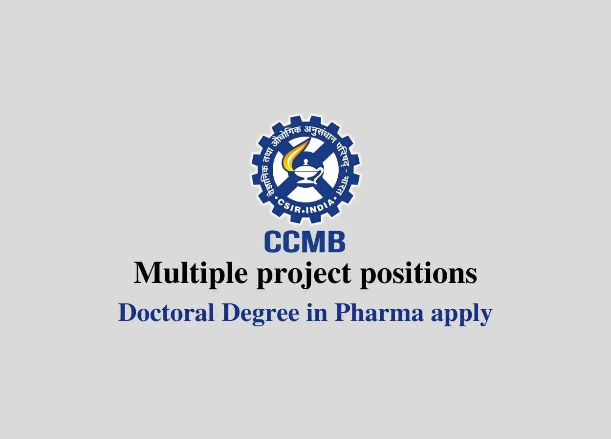 Multiple project positions at CCMB