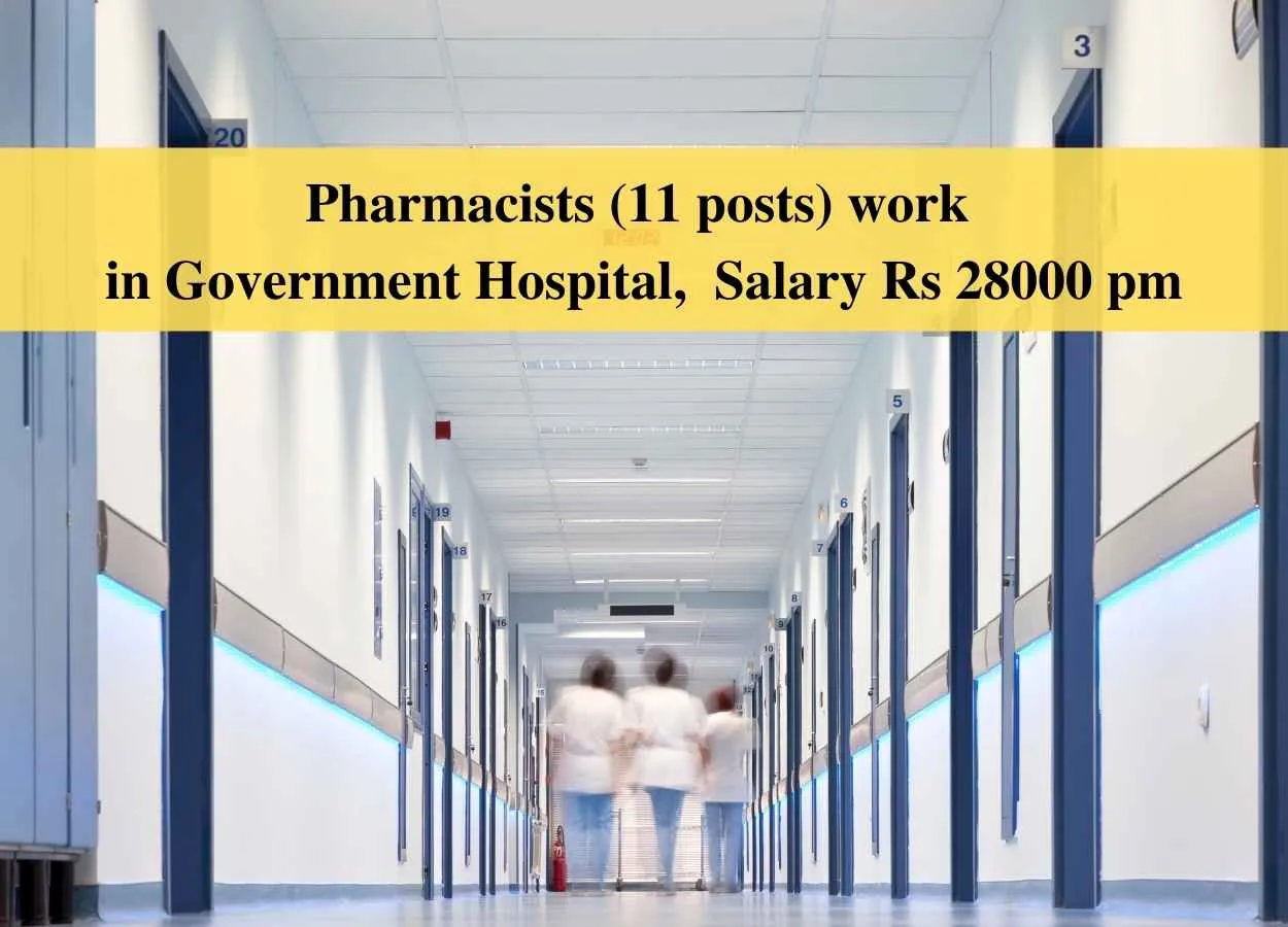 Pharmacists work in Government General Hospital