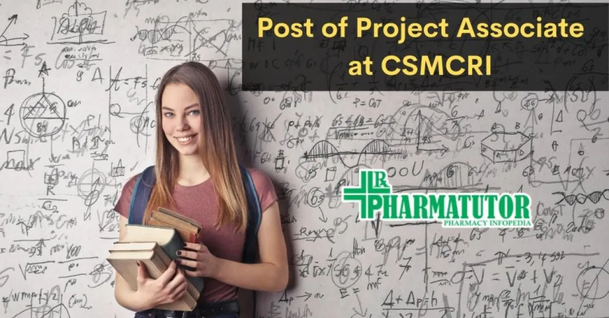 Vacancy for Project Associate at CSMCRI