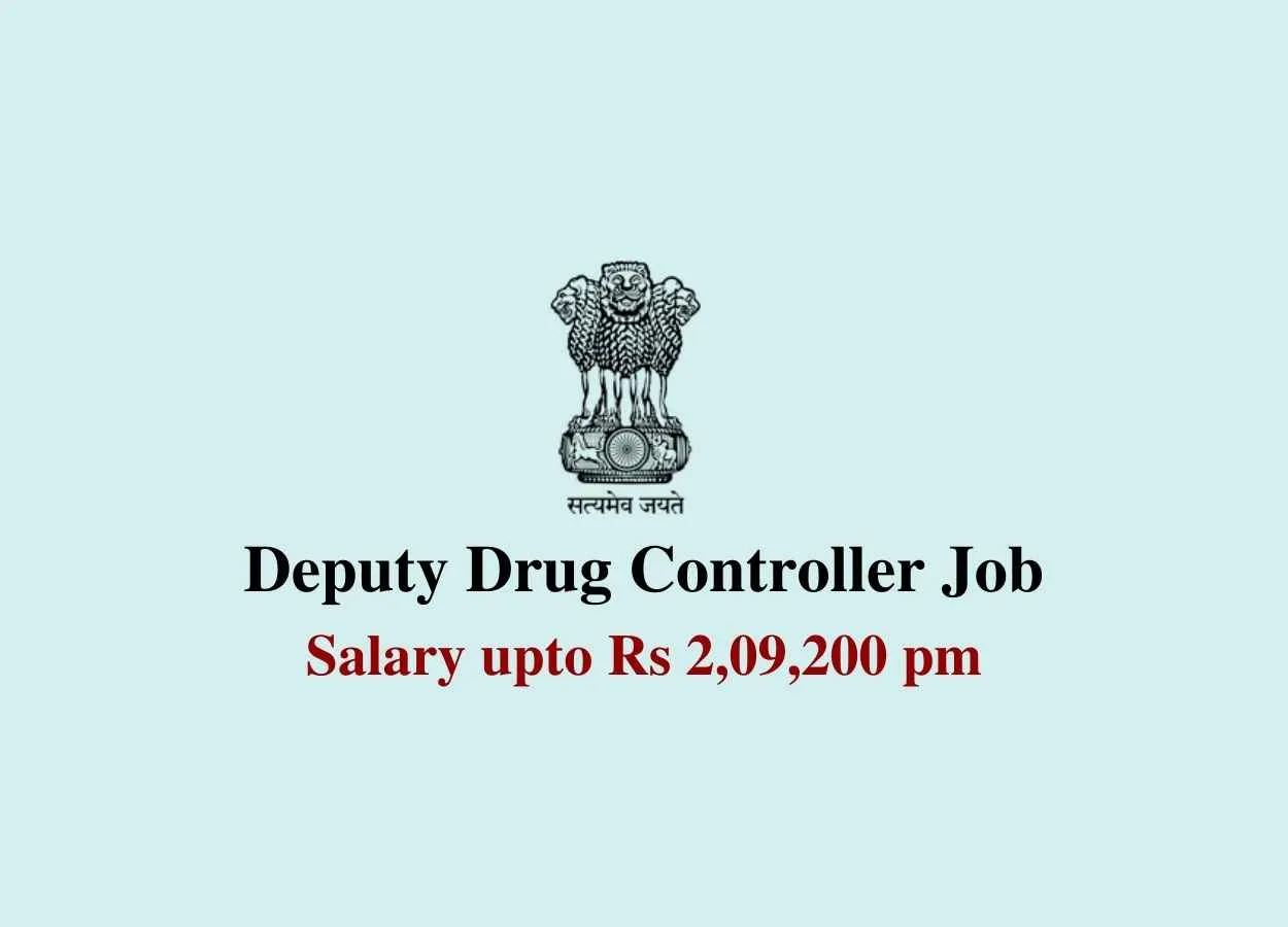 Recruitment for Deputy Drug Controller under Ministry of Ayush