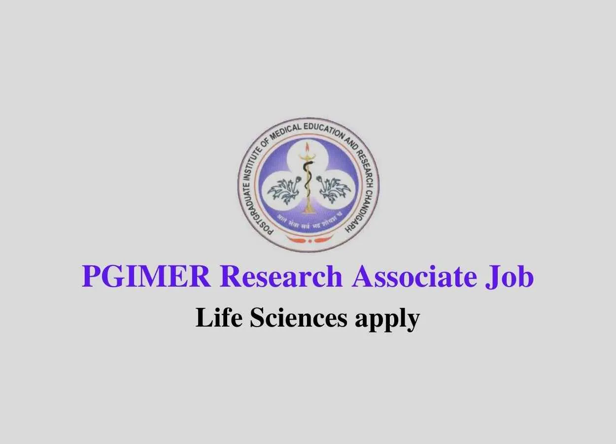 Research Associate Job at PGIMER