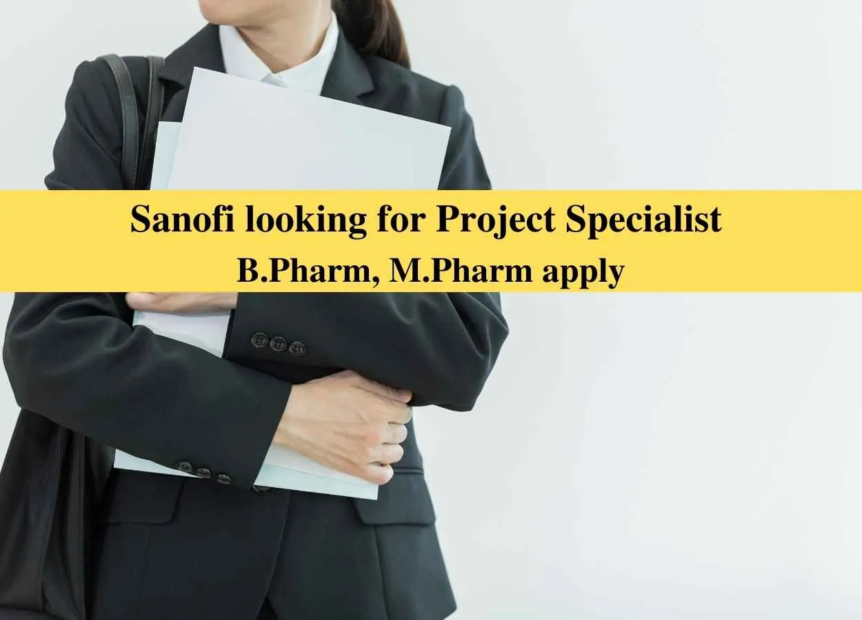 Sanofi looking for Project Specialist